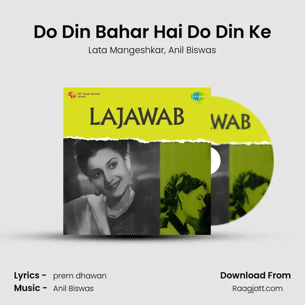 Do Din Bahar Hai Do Din Ke - Lata Mangeshkar album cover 