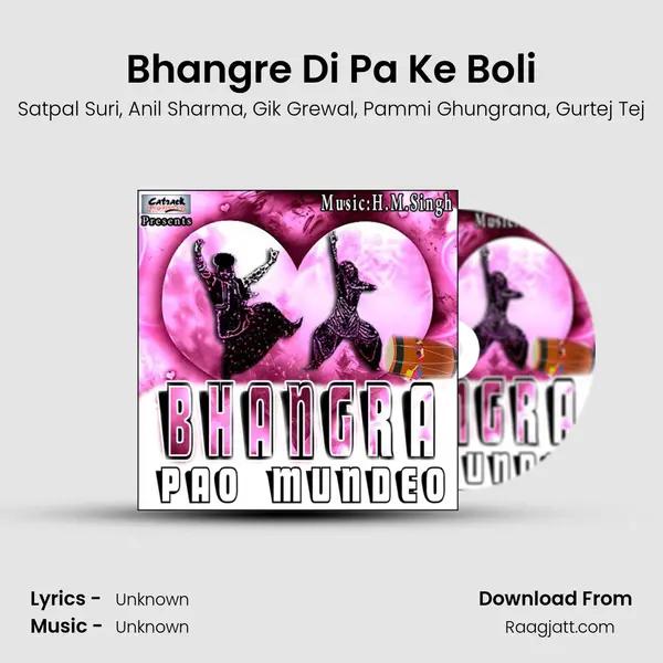 Bhangre Di Pa Ke Boli - Satpal Suri album cover 