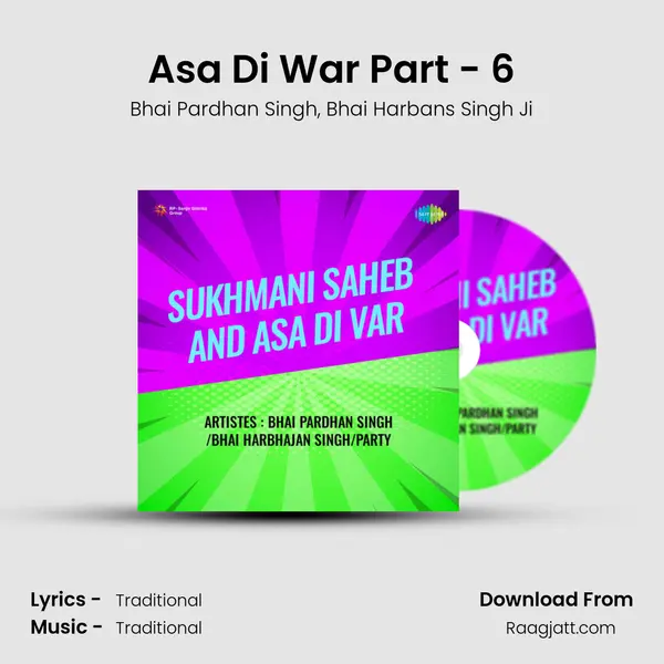 Asa Di War Part - 6 - Bhai Pardhan Singh album cover 