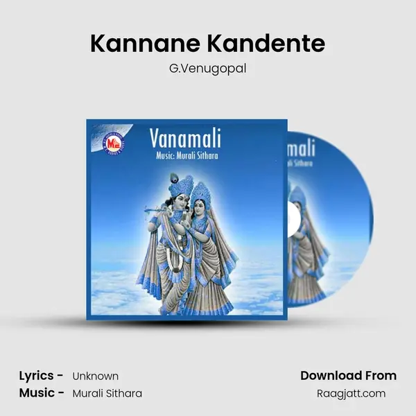 Kannane Kandente - G.Venugopal album cover 