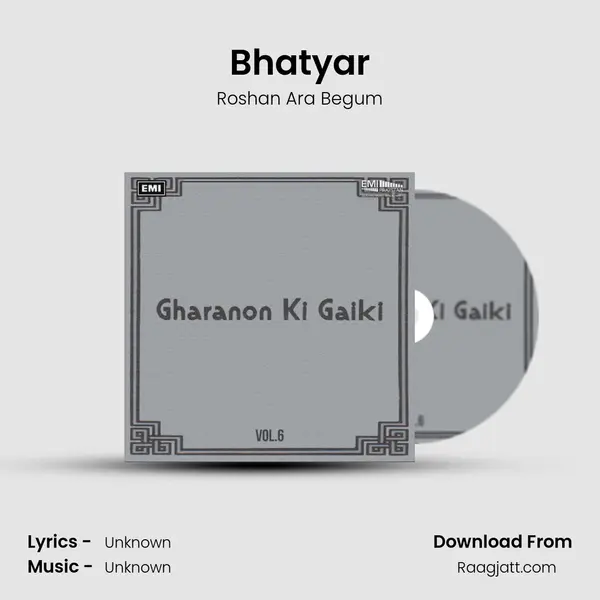 Bhatyar - Roshan Ara Begum album cover 