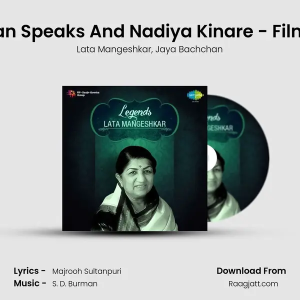 Jaya Bachchan Speaks And Nadiya Kinare - Film - Abhimaan - Lata Mangeshkar album cover 