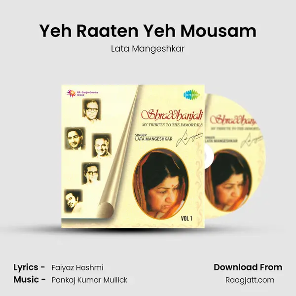 Yeh Raaten Yeh Mousam - Lata Mangeshkar album cover 