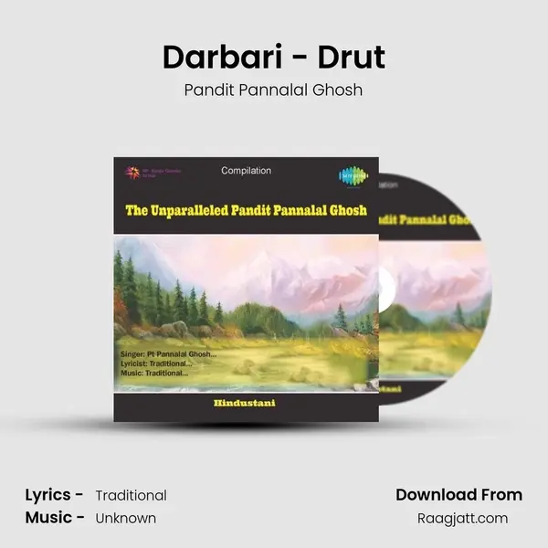 Darbari - Drut - Pandit Pannalal Ghosh album cover 