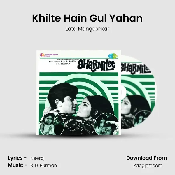 Khilte Hain Gul Yahan - Lata Mangeshkar album cover 