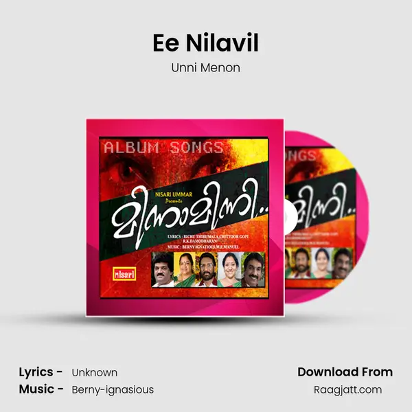 Ee Nilavil - Unni Menon album cover 