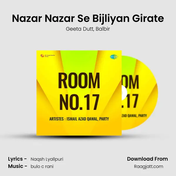 Nazar Nazar Se Bijliyan Girate - Geeta Dutt album cover 