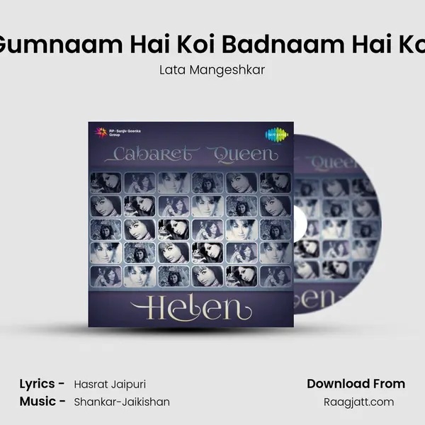 Gumnaam Hai Koi Badnaam Hai Koi - Lata Mangeshkar album cover 