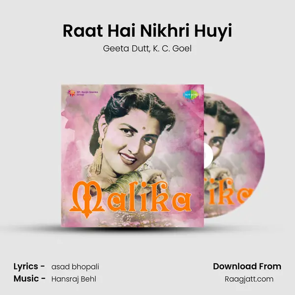 Raat Hai Nikhri Huyi - Geeta Dutt album cover 