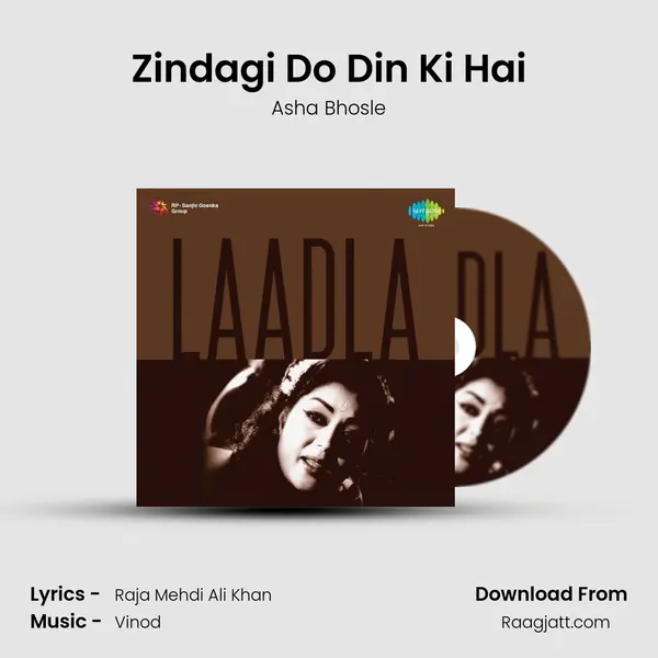 Zindagi Do Din Ki Hai - Asha Bhosle album cover 