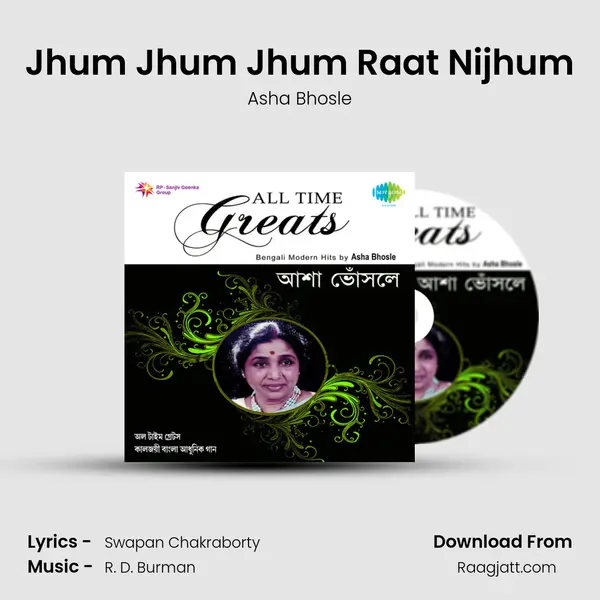 Jhum Jhum Jhum Raat Nijhum - Asha Bhosle album cover 