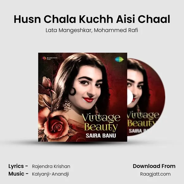 Husn Chala Kuchh Aisi Chaal - Lata Mangeshkar album cover 