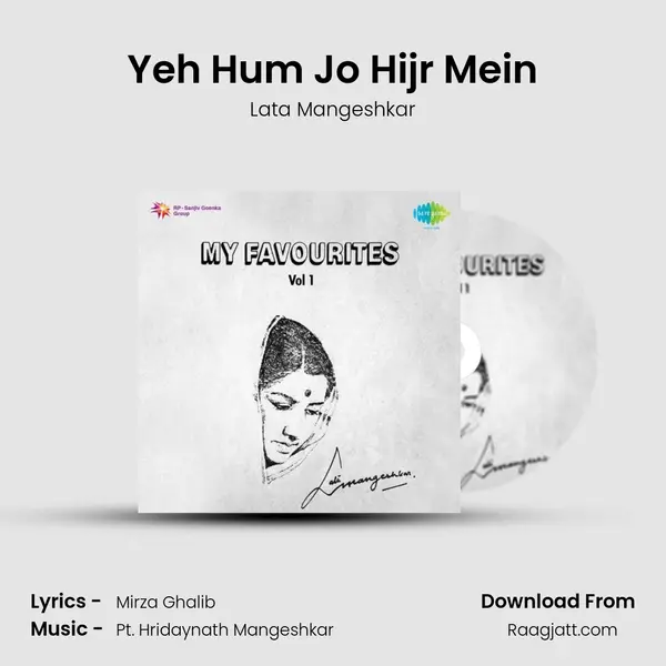 Yeh Hum Jo Hijr Mein - Lata Mangeshkar album cover 