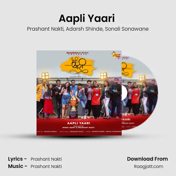 Aapli Yaari (feat. Adarsh Shinde & Sonali Sonawane) - Prashant Nakti album cover 