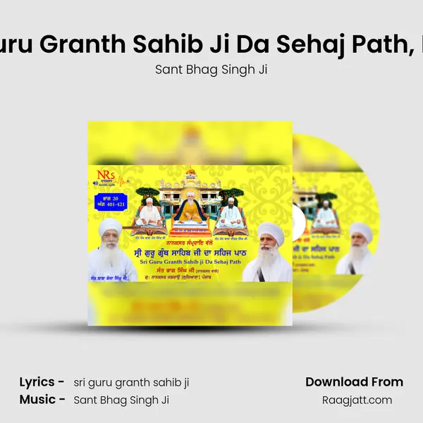 Sri Guru Granth Sahib Ji Da Sehaj Path, Pt. 20 - Sant Bhag Singh Ji album cover 