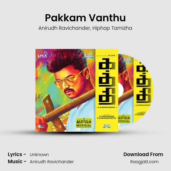 Pakkam Vanthu - Anirudh Ravichander album cover 