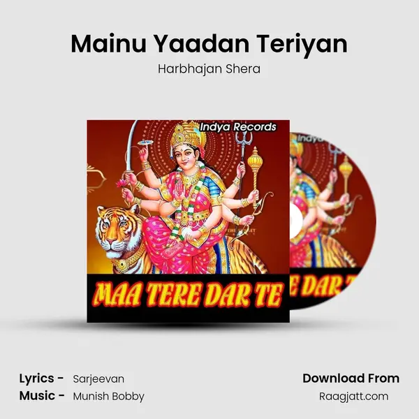 Mainu Yaadan Teriyan - Harbhajan Shera album cover 