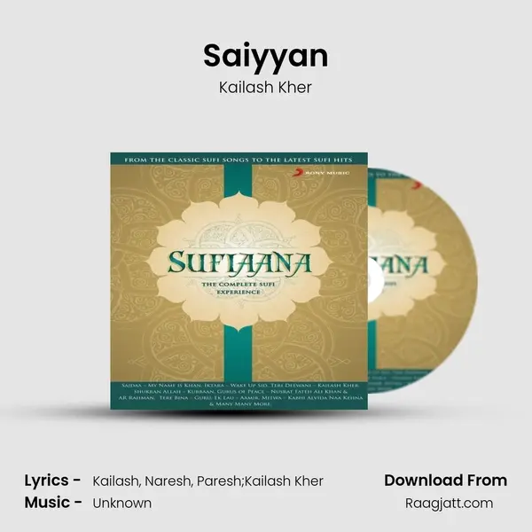 Saiyyan - Kailash Kher album cover 