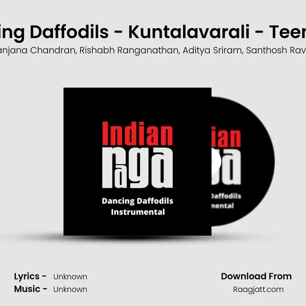 Dancing Daffodils - Kuntalavarali - Teen Tala - IndianRaga album cover 