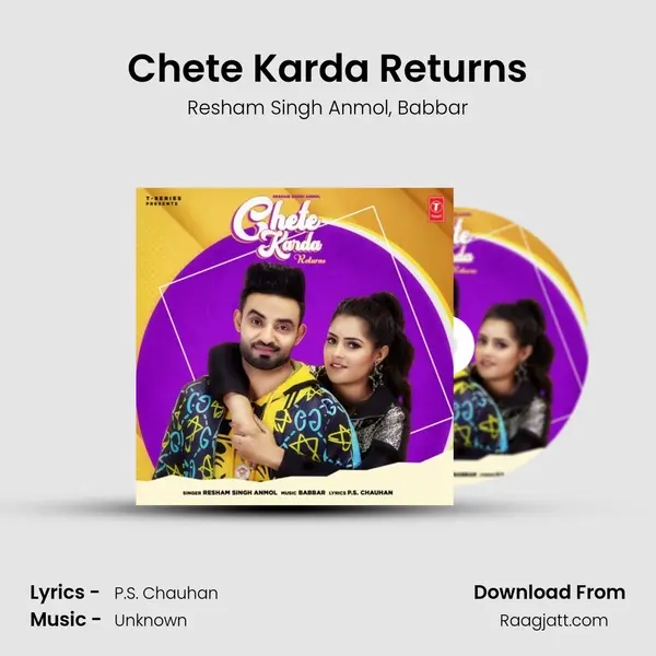 Chete Karda Returns - Resham Singh Anmol album cover 