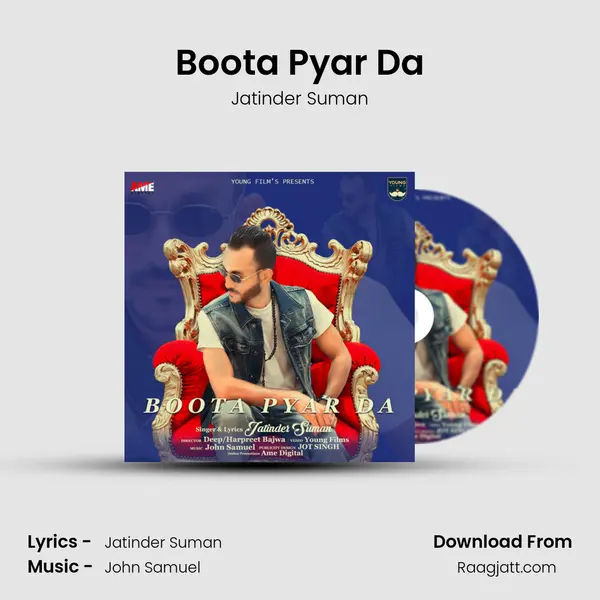 Boota Pyar Da - Jatinder Suman album cover 