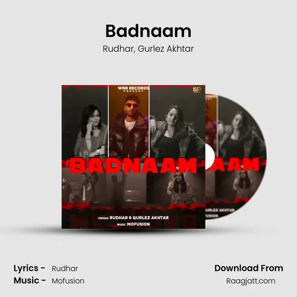 Badnaam - Rudhar album cover 