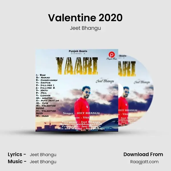 Valentine 2020 - Jeet Bhangu album cover 