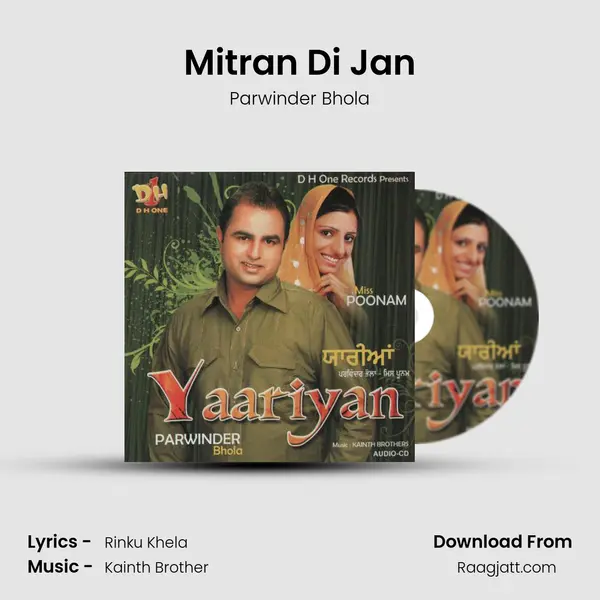 Mitran Di Jan - Parwinder Bhola album cover 