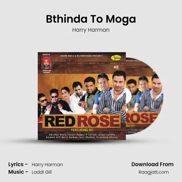 Bthinda To Moga - Harry Harman album cover 