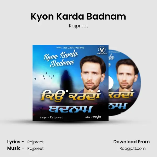 Kyon Karda Badnam - Rajpreet album cover 