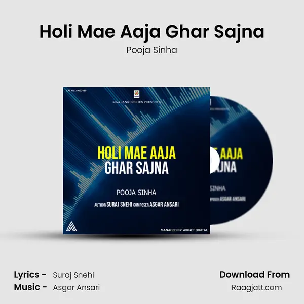 Holi Mae Aaja Ghar Sajna - Pooja Sinha album cover 