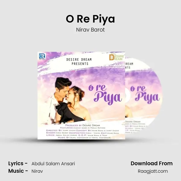 O Re Piya - Nirav Barot album cover 