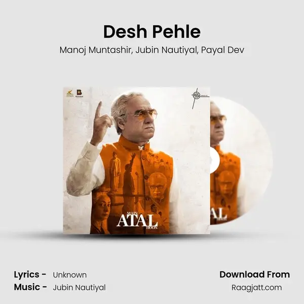 Desh Pehle - Manoj Muntashir album cover 