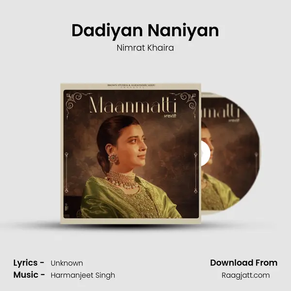 Dadiyan Naniyan - Nimrat Khaira album cover 