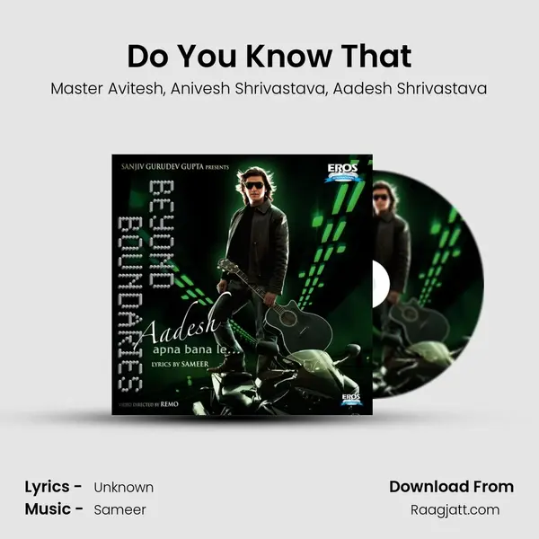 Do You Know That - Master Avitesh album cover 