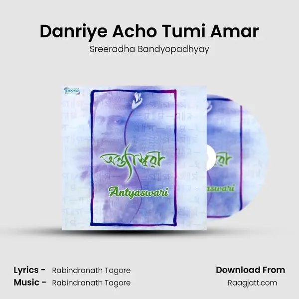 Danriye Acho Tumi Amar - Sreeradha Bandyopadhyay album cover 