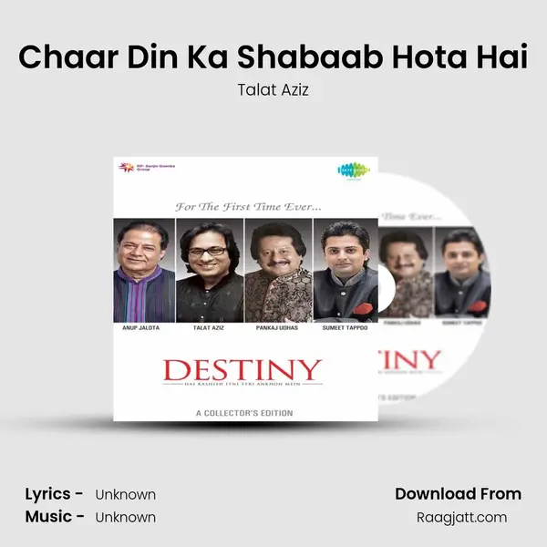 Chaar Din Ka Shabaab Hota Hai - Talat Aziz album cover 