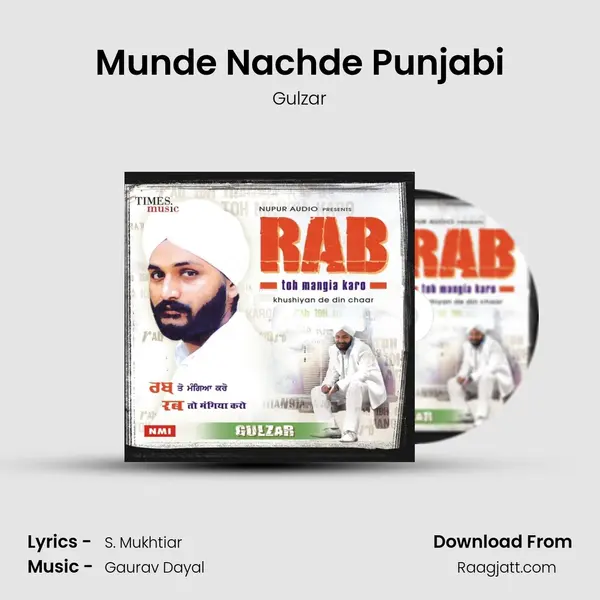 Munde Nachde Punjabi - Gulzar album cover 