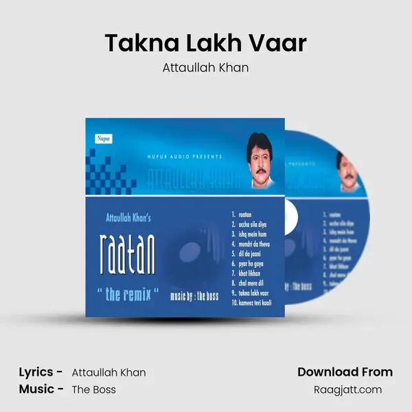 Takna Lakh Vaar - Attaullah Khan album cover 