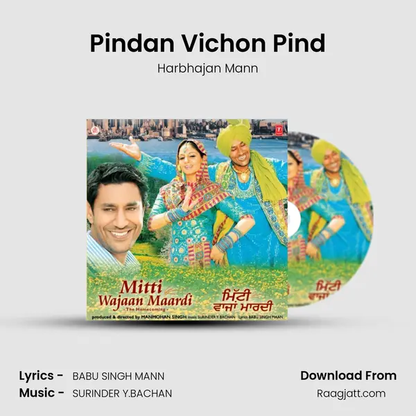 Pindan Vichon Pind - Harbhajan Mann album cover 