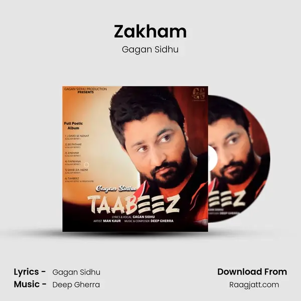 Zakham - Gagan Sidhu album cover 