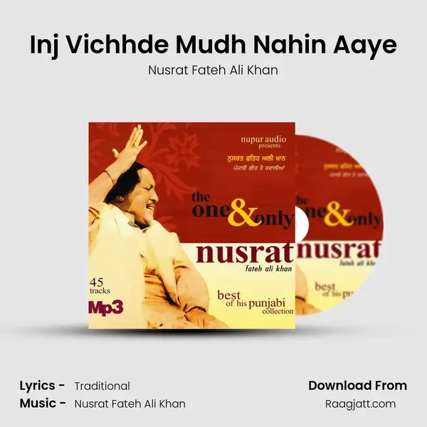 Inj Vichhde Mudh Nahin Aaye - Nusrat Fateh Ali Khan album cover 