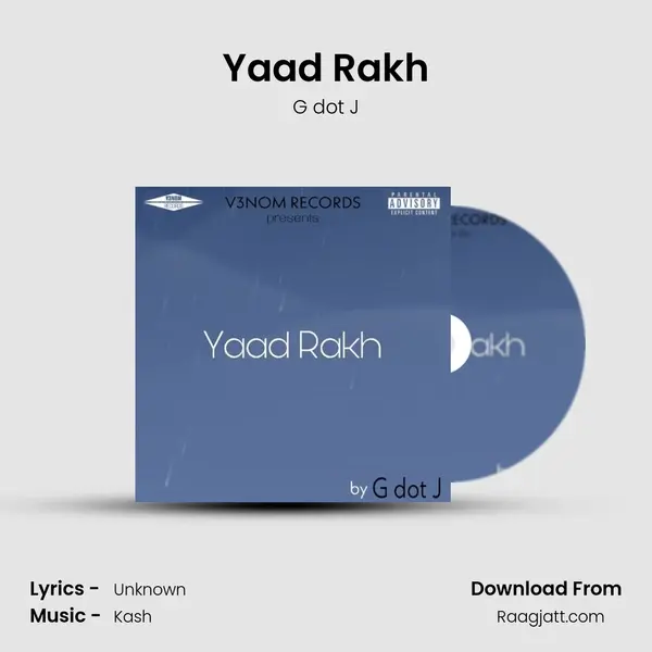 Yaad Rakh - G dot J album cover 