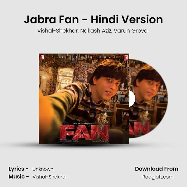 Jabra Fan - Hindi Version - Vishal-Shekhar album cover 