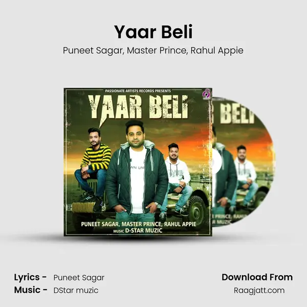 Yaar Beli - Puneet Sagar album cover 