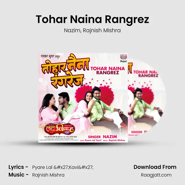 Tohar Naina Rangrez - Nazim album cover 