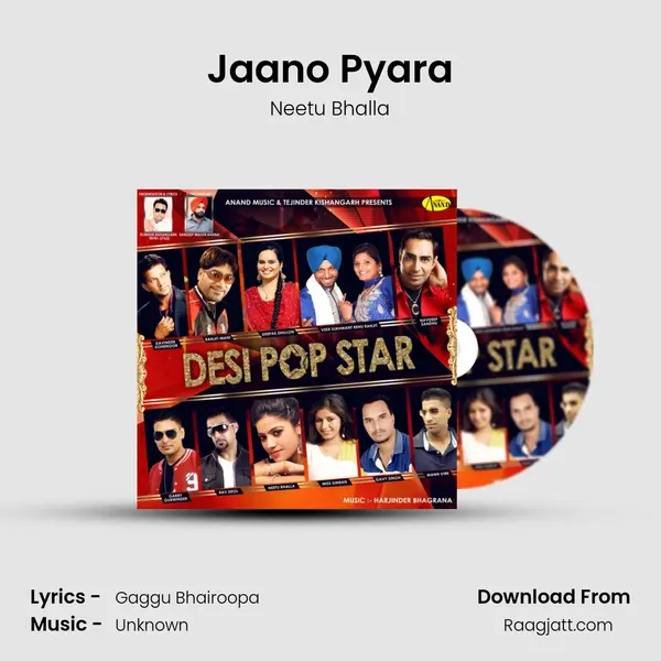 Jaano Pyara - Neetu Bhalla album cover 