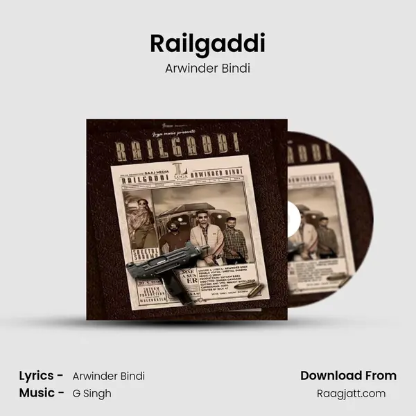 Railgaddi - Arwinder Bindi album cover 