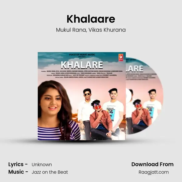 Khalaare - Mukul Rana album cover 