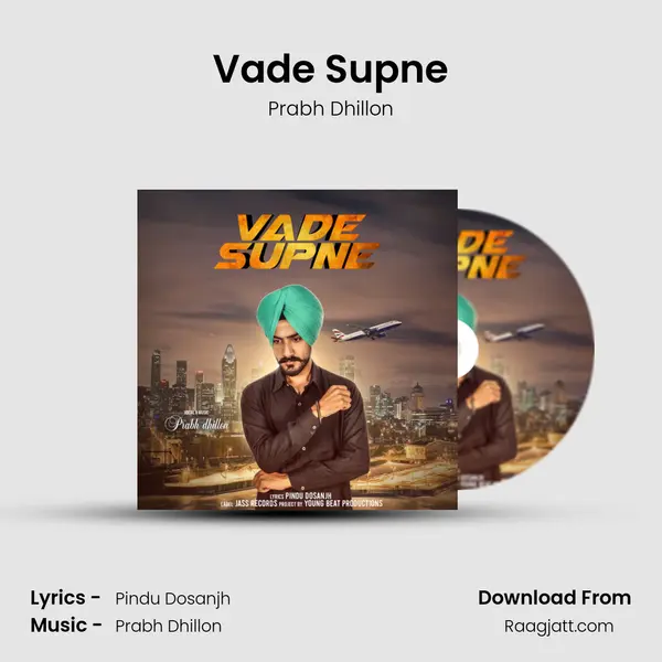 Vade Supne - Prabh Dhillon album cover 